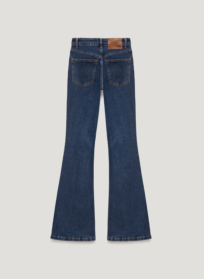 Blue flare jeans