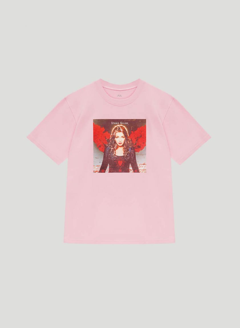 Рожева футболка унісекс "Ірина Білик"