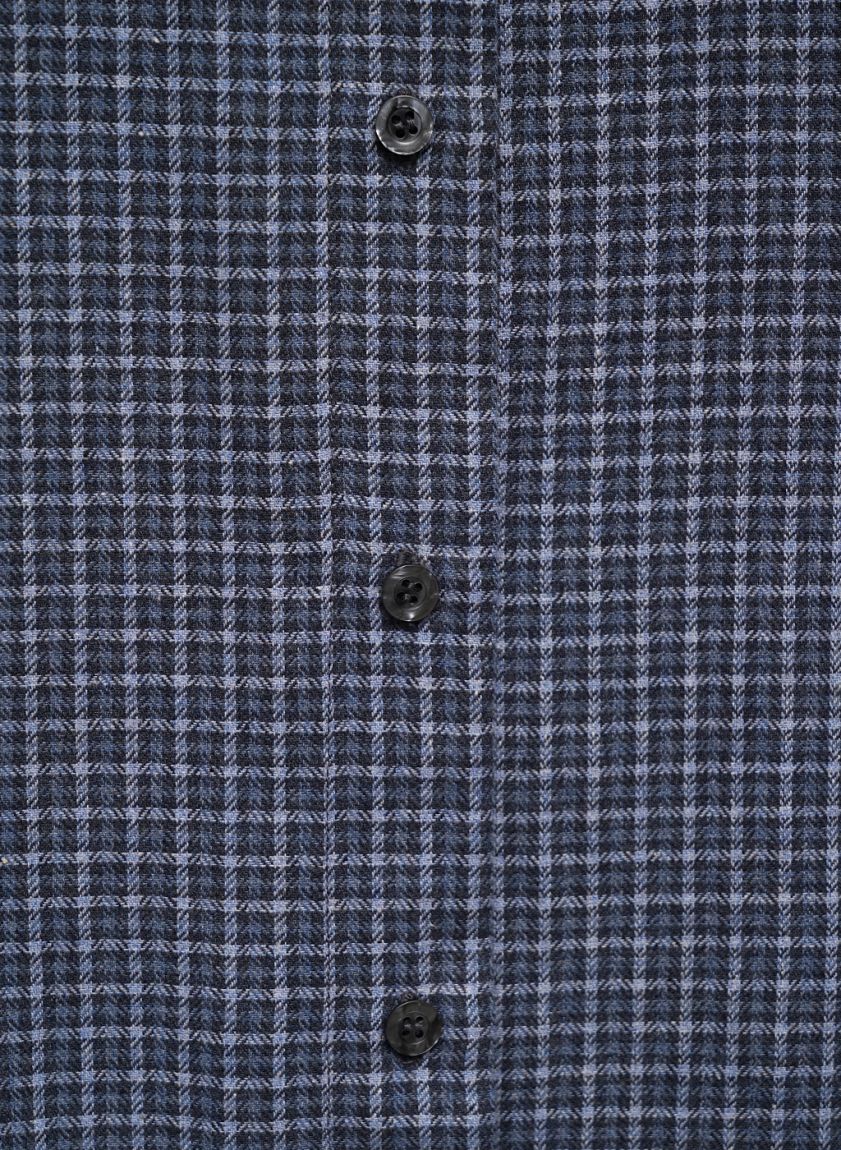 Blue-brown flannel shirt JUL х EBAUT