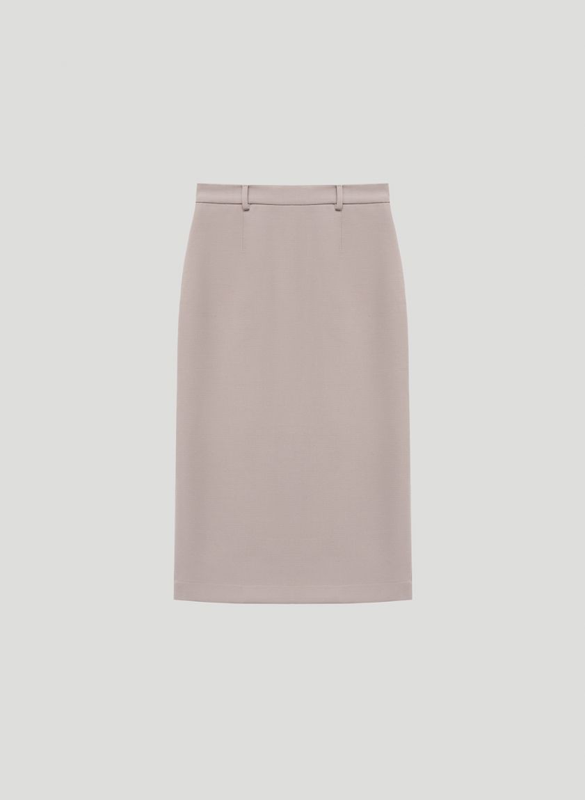 Straight grey skirt