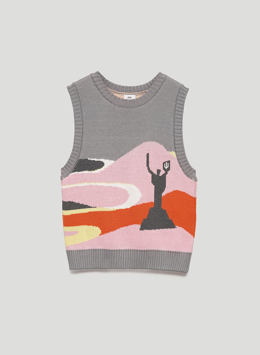 Gray vest "The Motherland Monument"