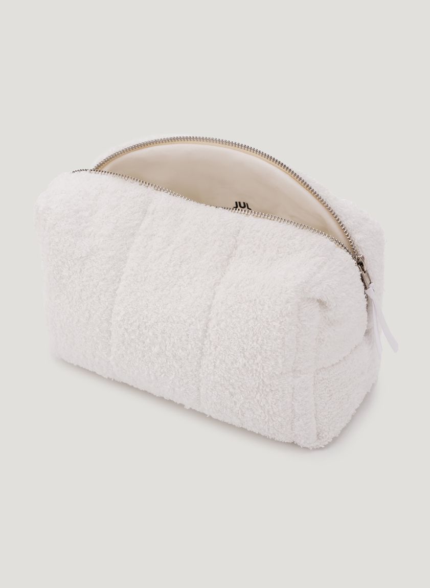 White vanity bag