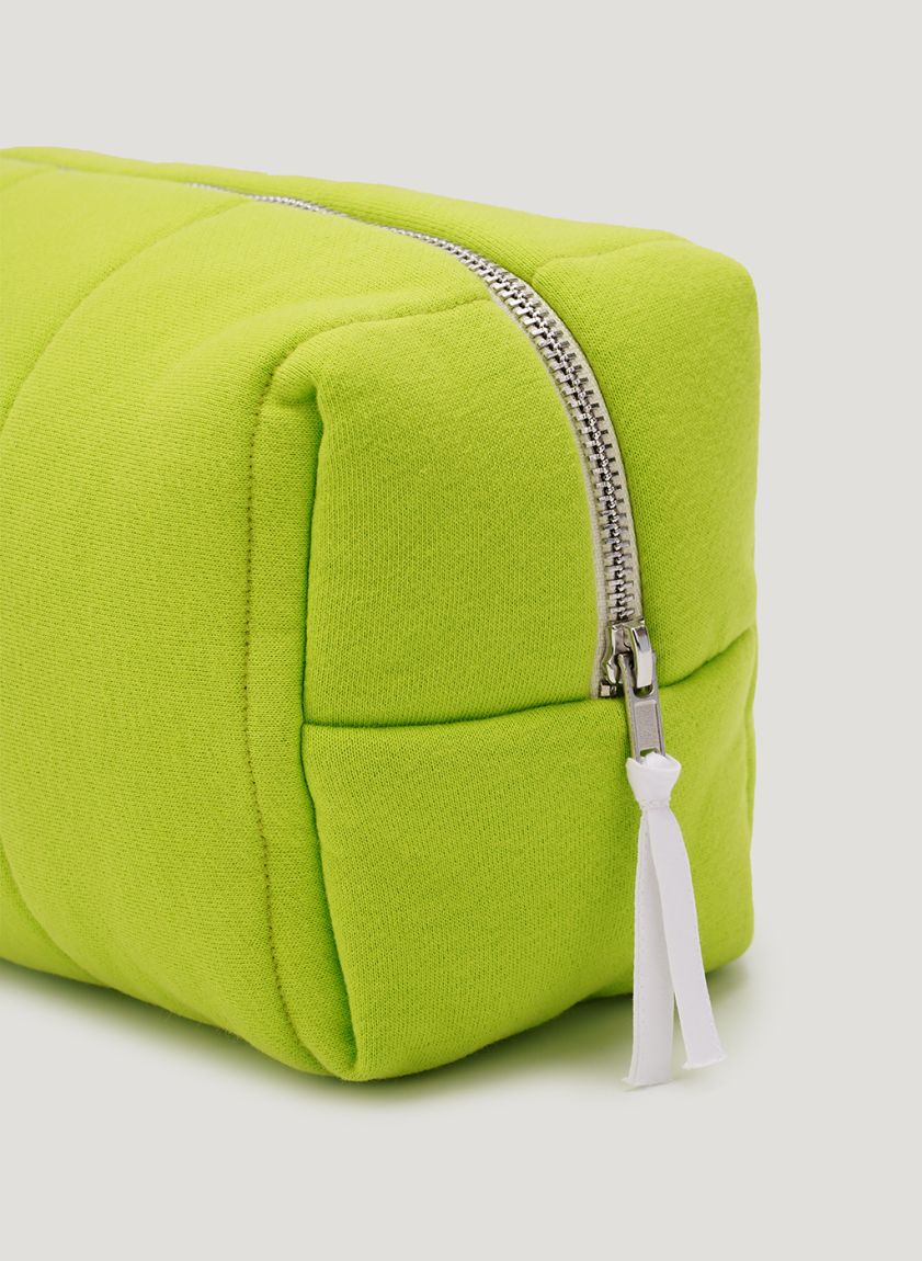 Light green vanity bag