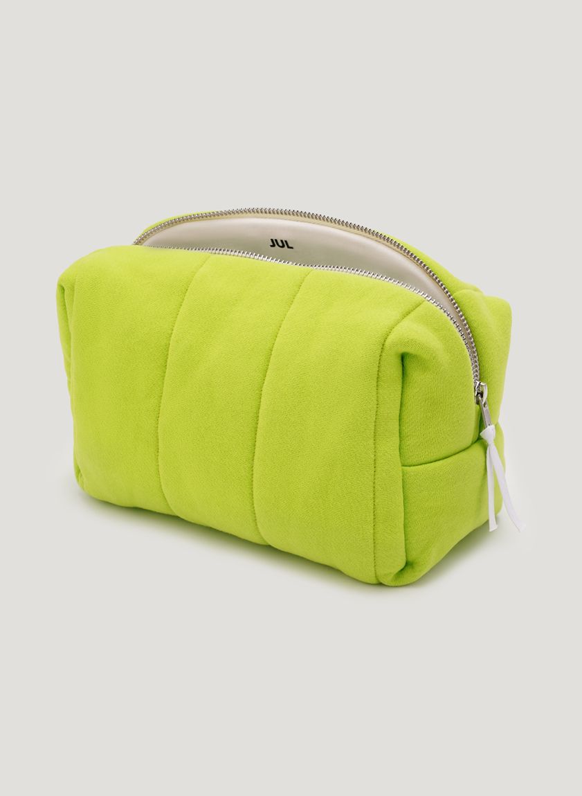 Light green vanity bag