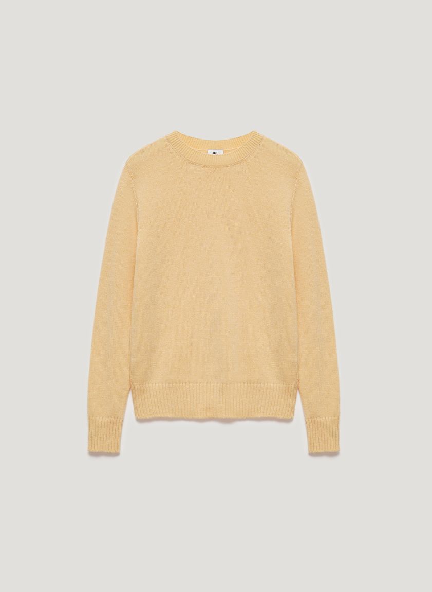 Yellow sweater 30% cashmere