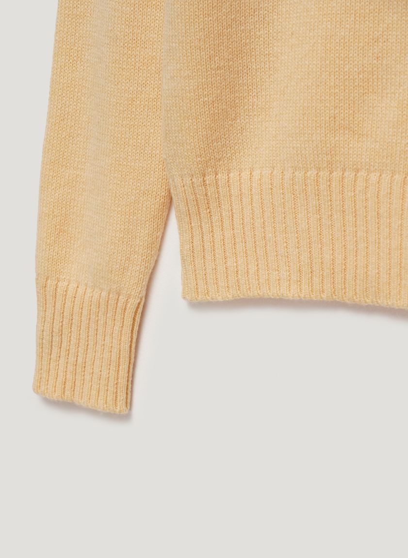 Yellow sweater 30% cashmere