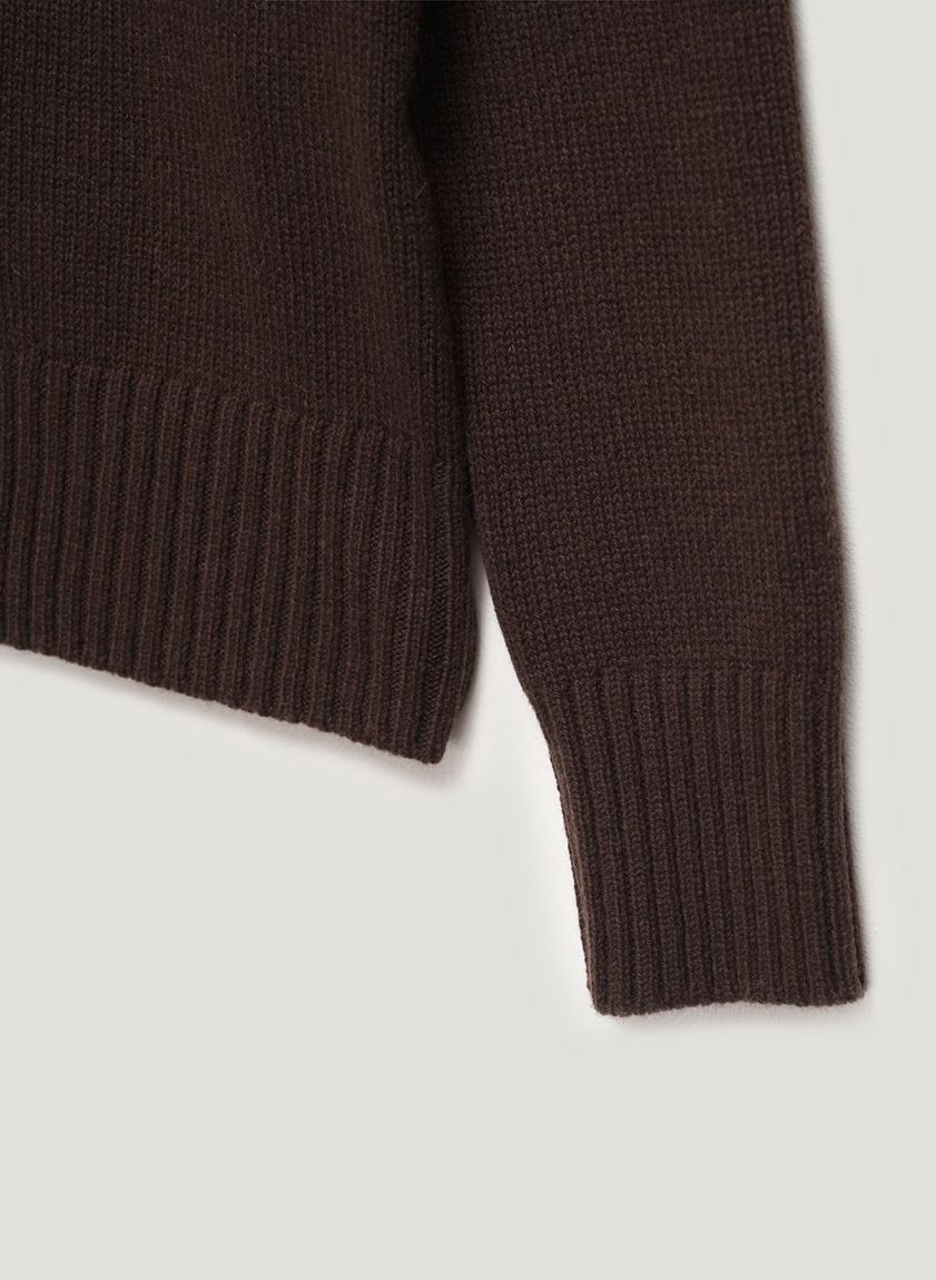 Brown sweater 30% cashmere