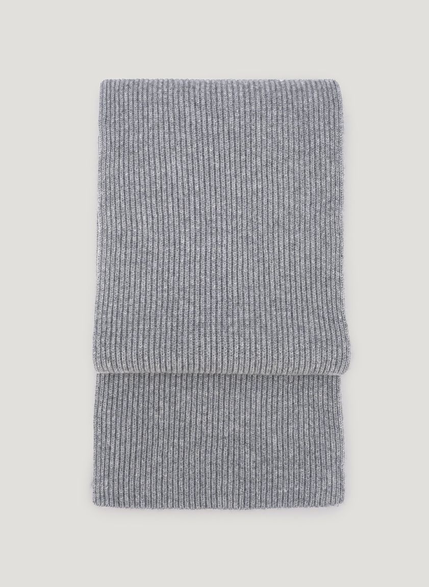 Gray scarf 100% cashmere