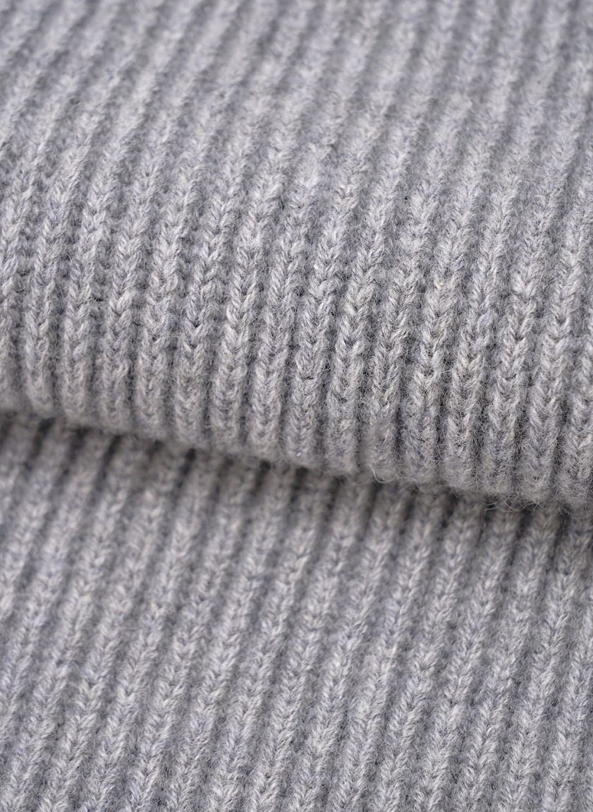 Gray scarf 100% cashmere