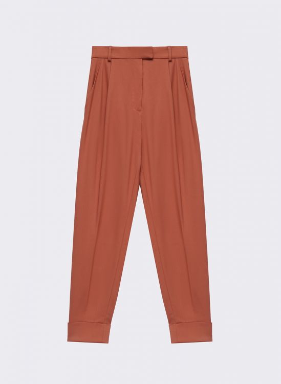 Terracotta suit pants