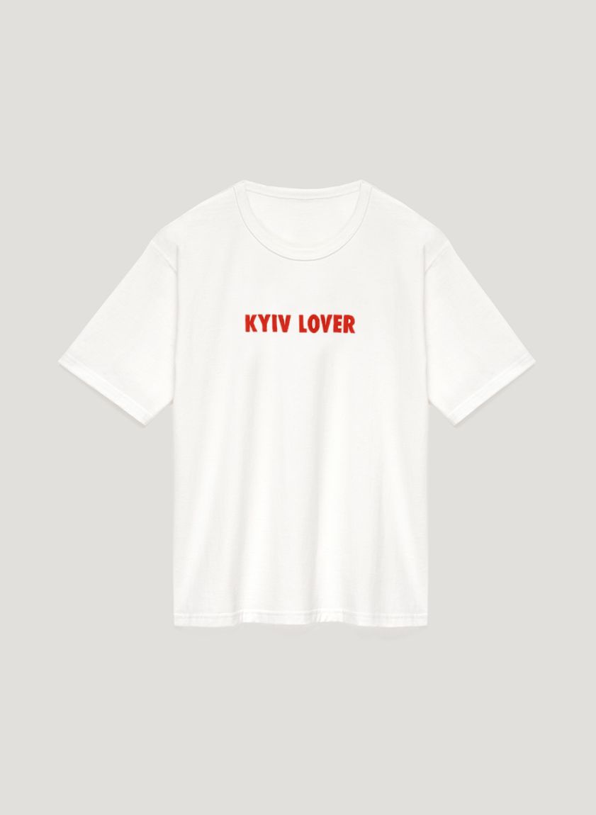 Молочна футболка "KYIV LOVER"