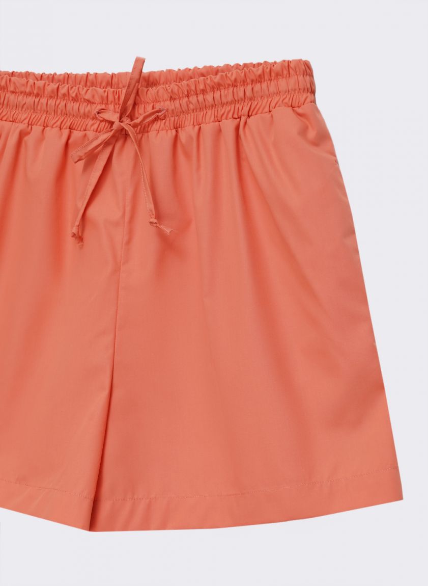 Orange pajama shorts