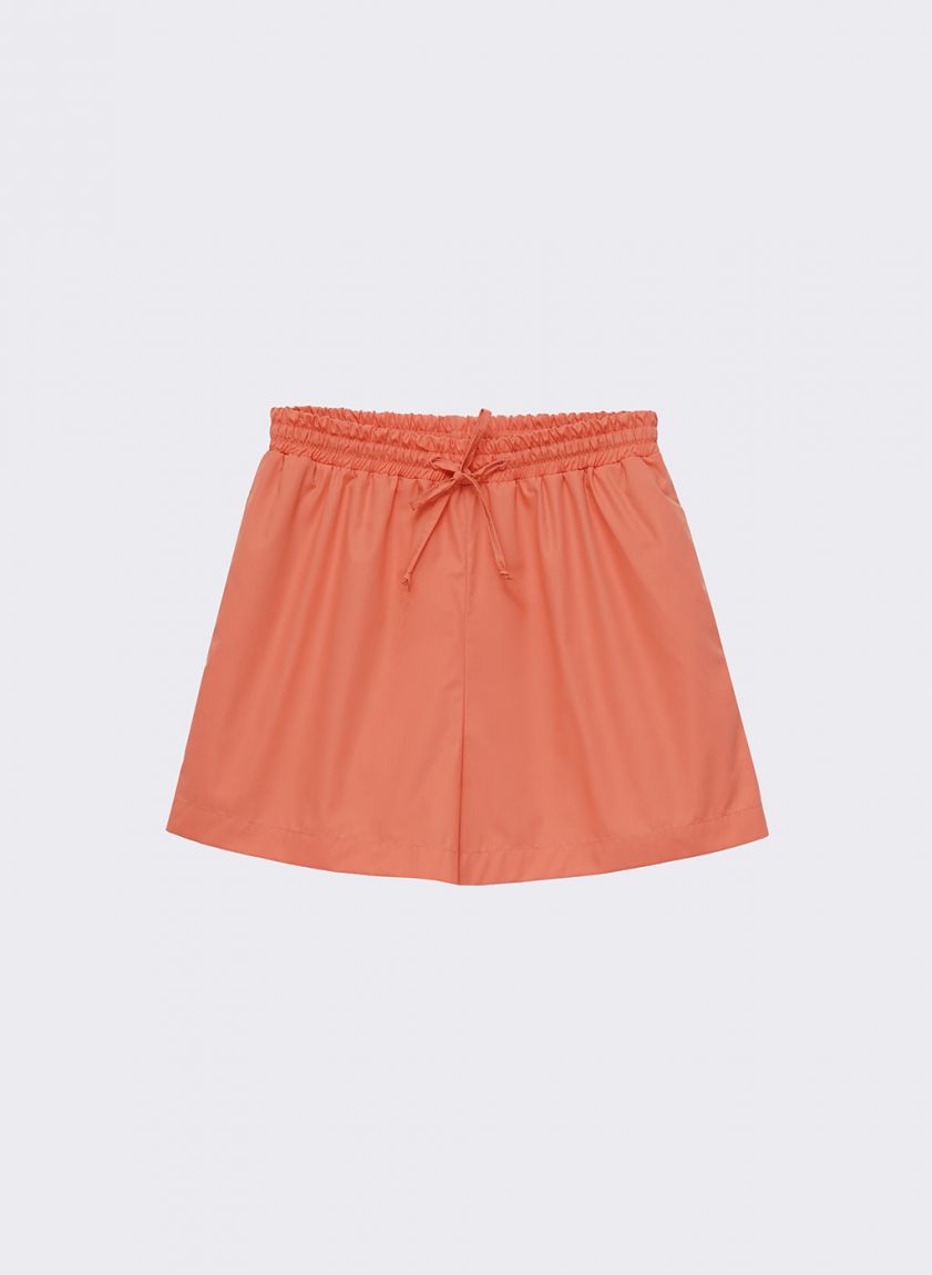 Orange pajama shorts