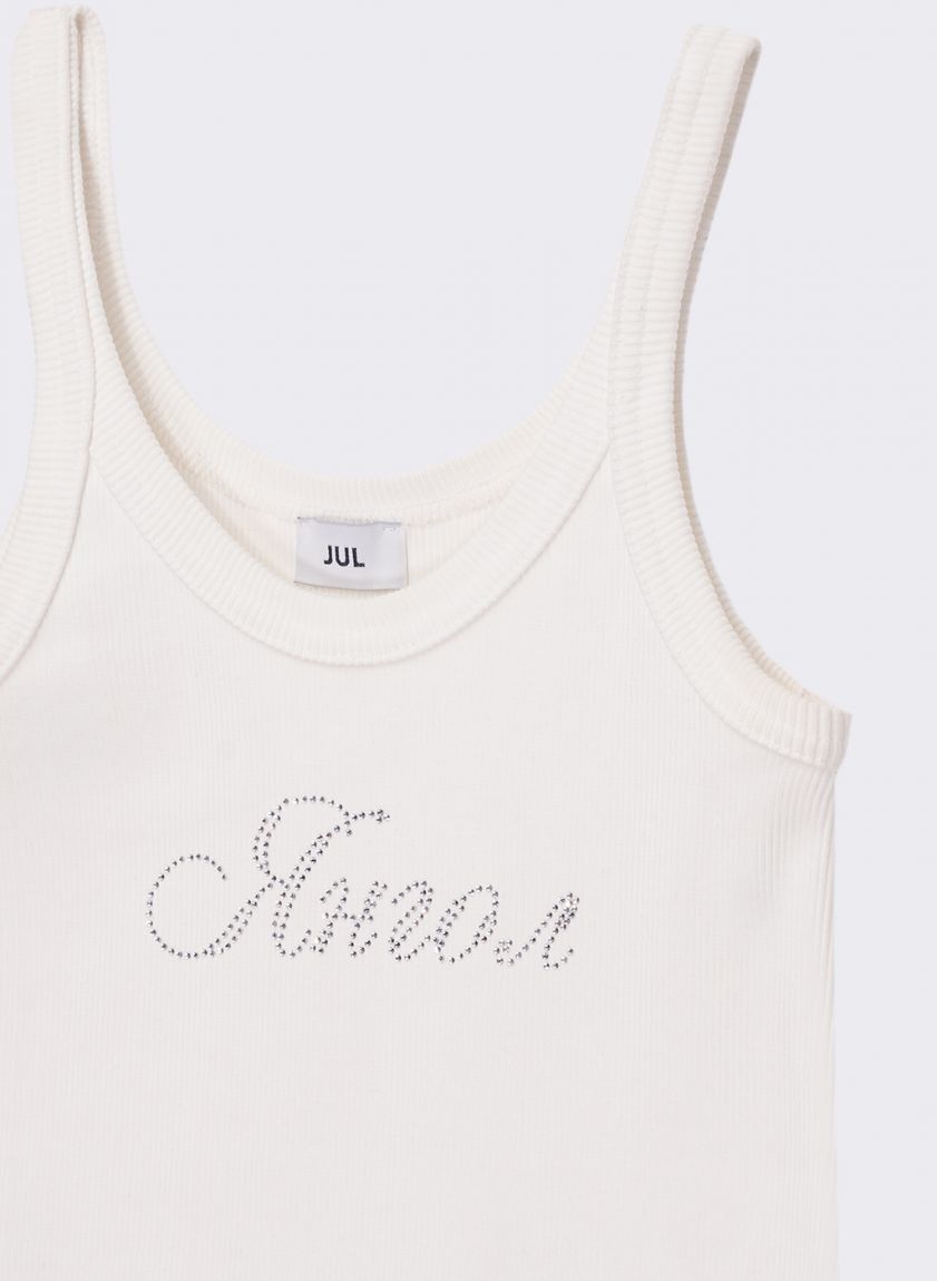 Milky tank top "Yangol"