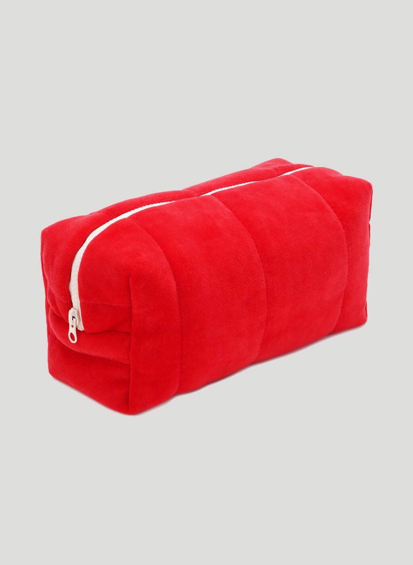 Red vanity bag