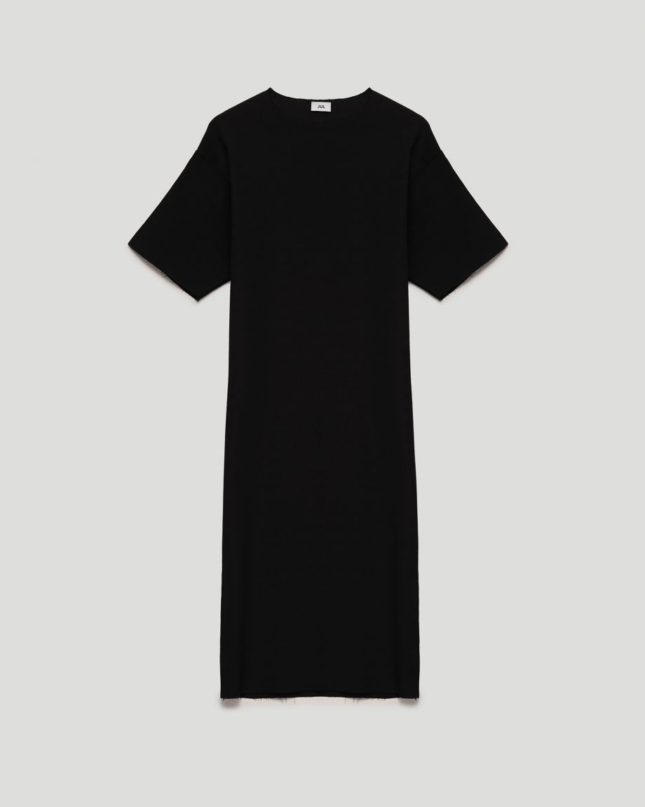 Чорна текстурована сукня