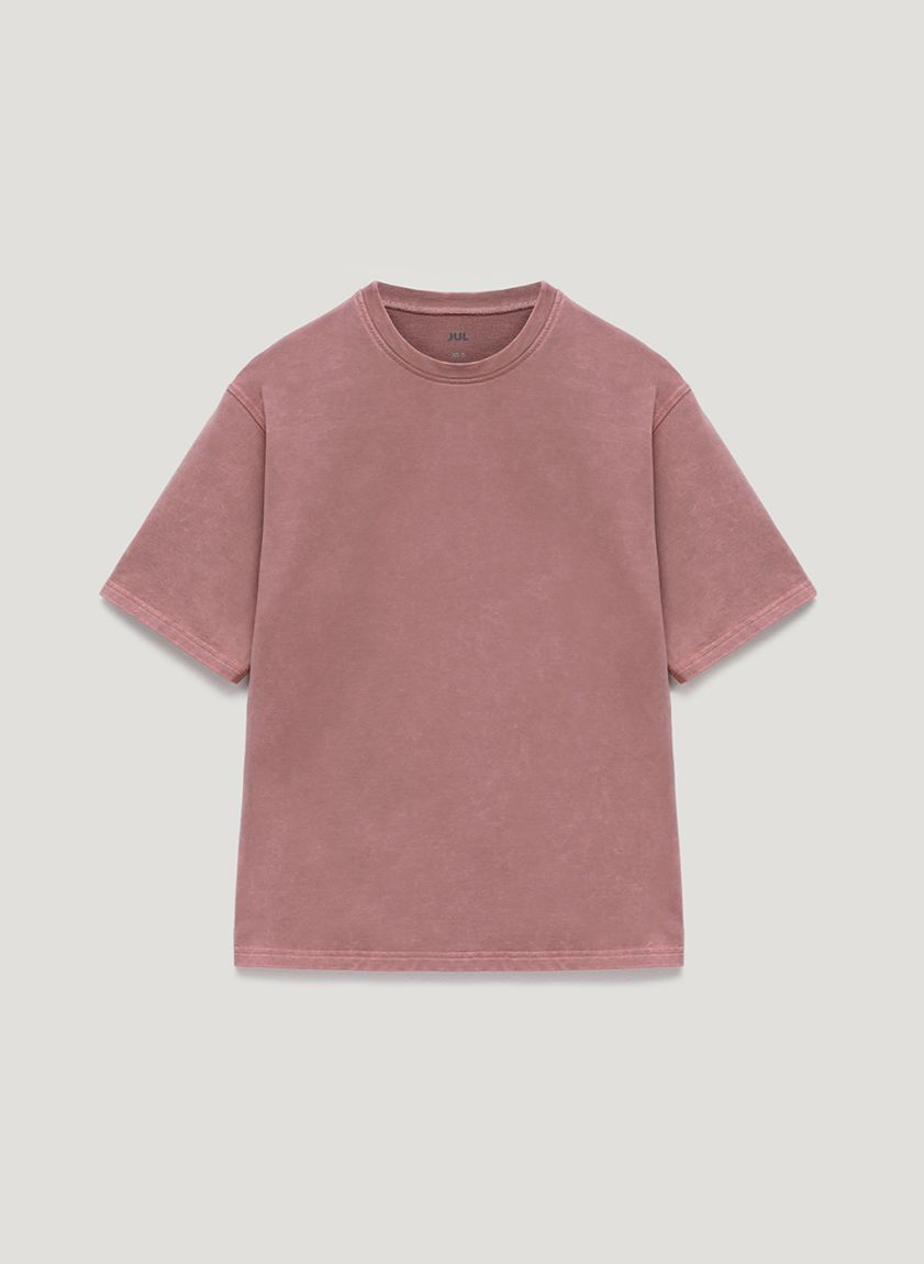 Thick Pink Dyed T-Shirt