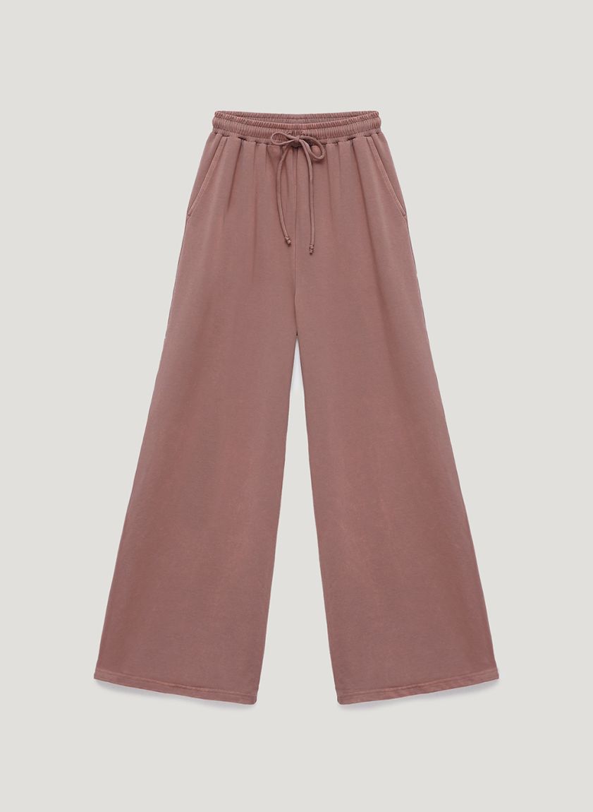 Thick Pink Dyed Trousers