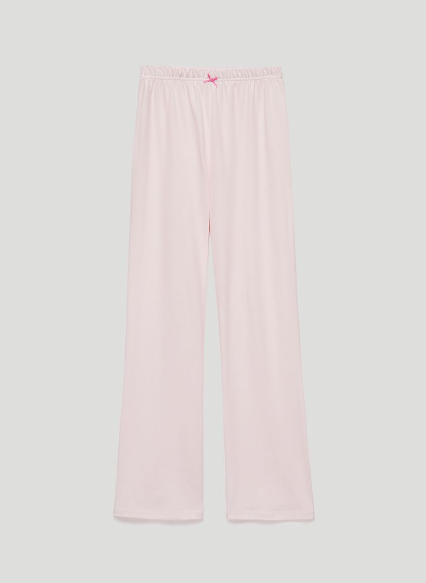 Soft pink pajamas