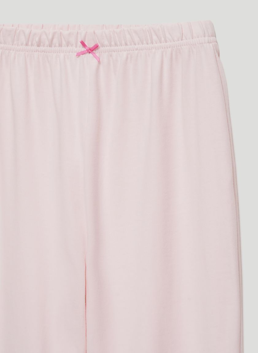 Soft pink pajamas