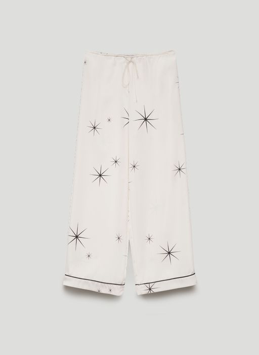 Milk star print pants