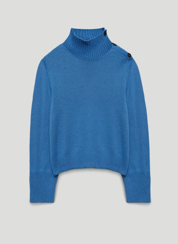 Sweater 100% cashmere Blue