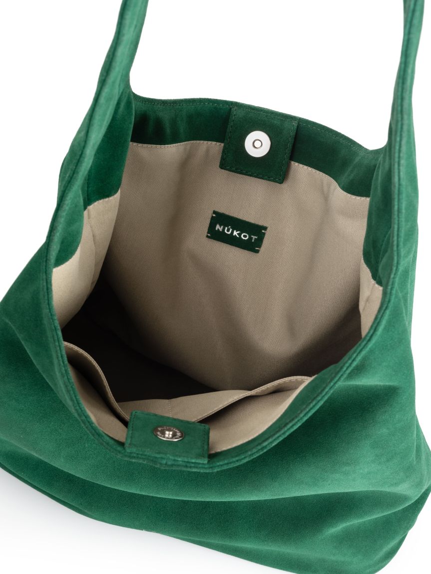 Зелена сумка Hobo Suede