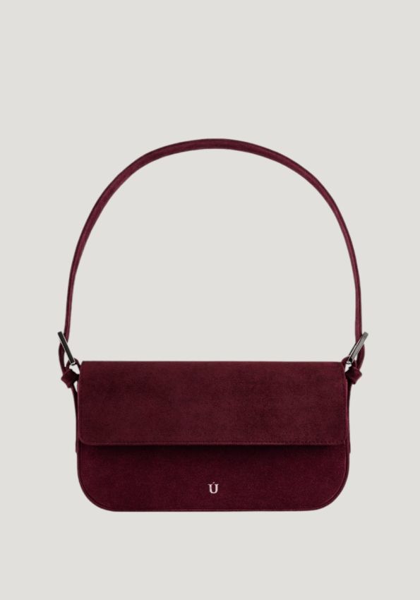 Baguette bag Suede Burgundy