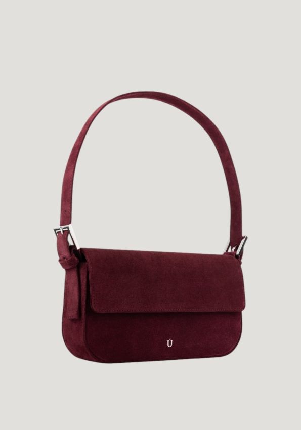 Baguette bag Suede Burgundy