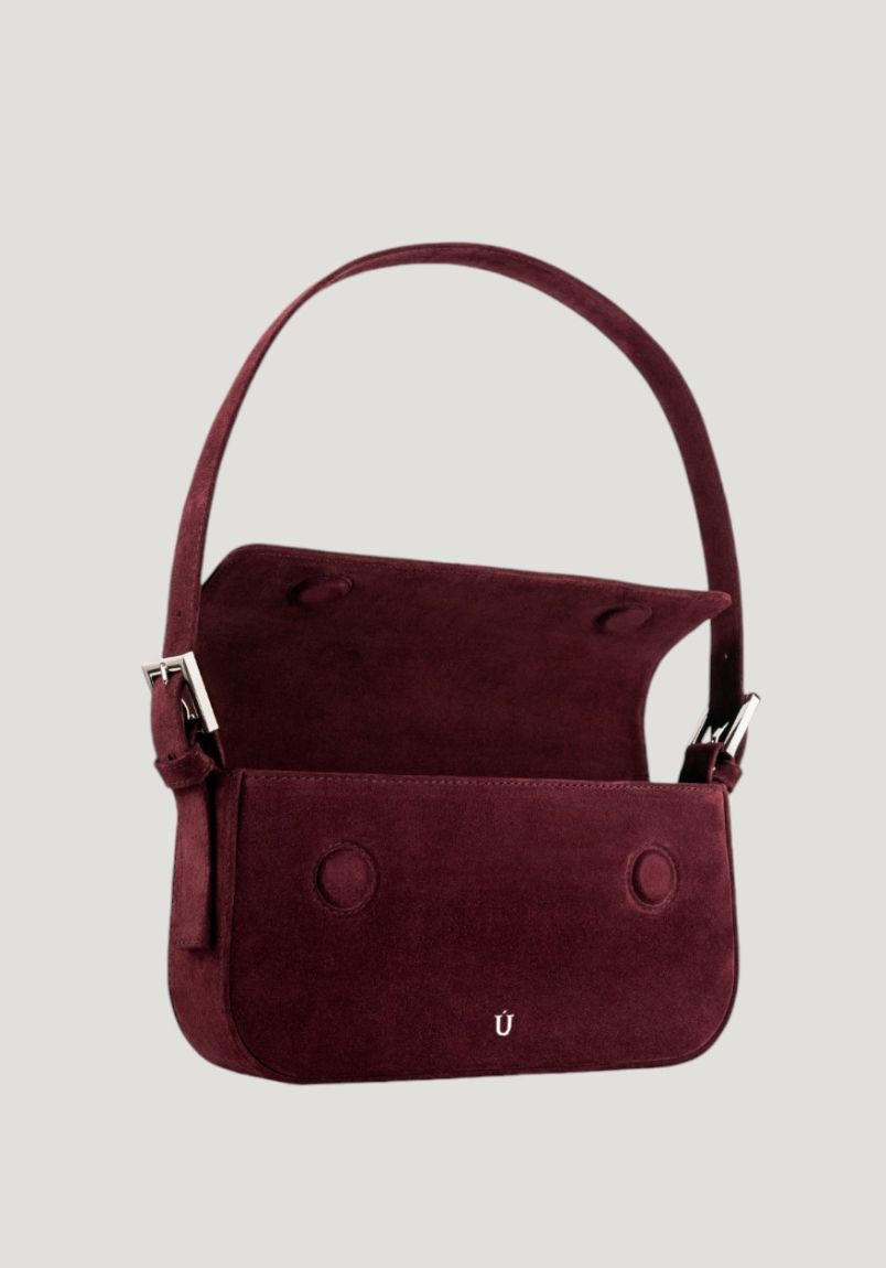 Baguette bag Suede Burgundy