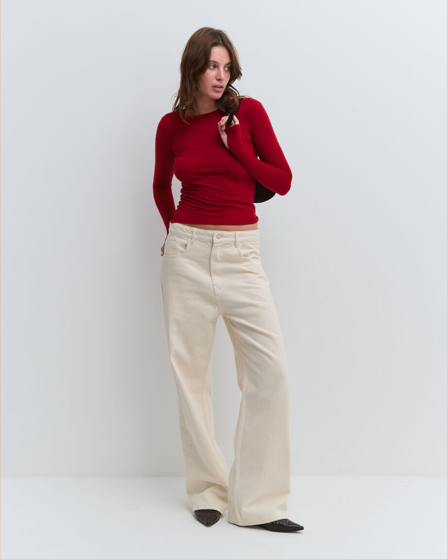 Milk wide jeans