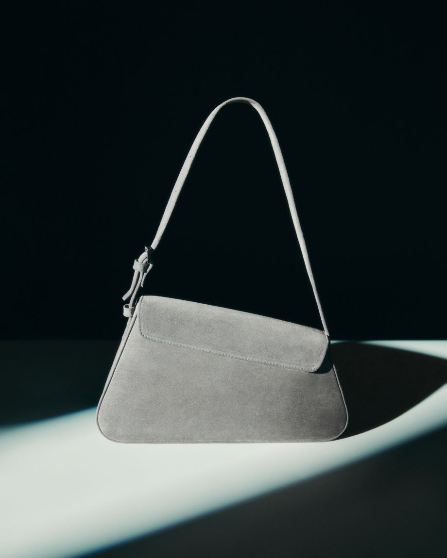 Gray bag SUEDE