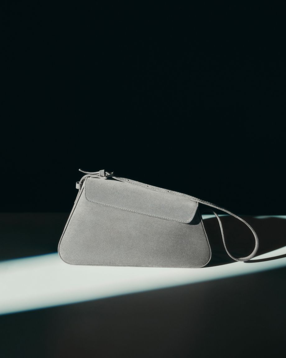 Gray bag SUEDE