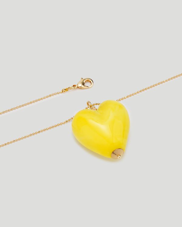 Neck chain Your heart yellow
