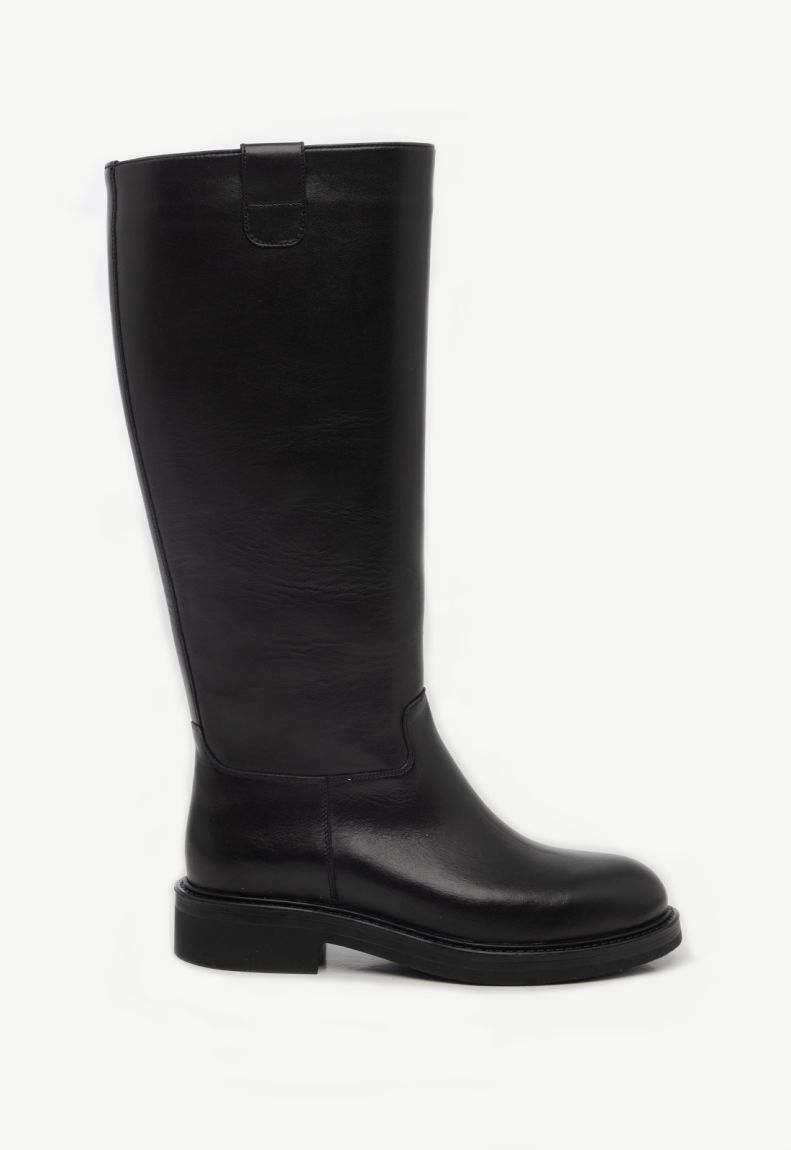 Black high boots