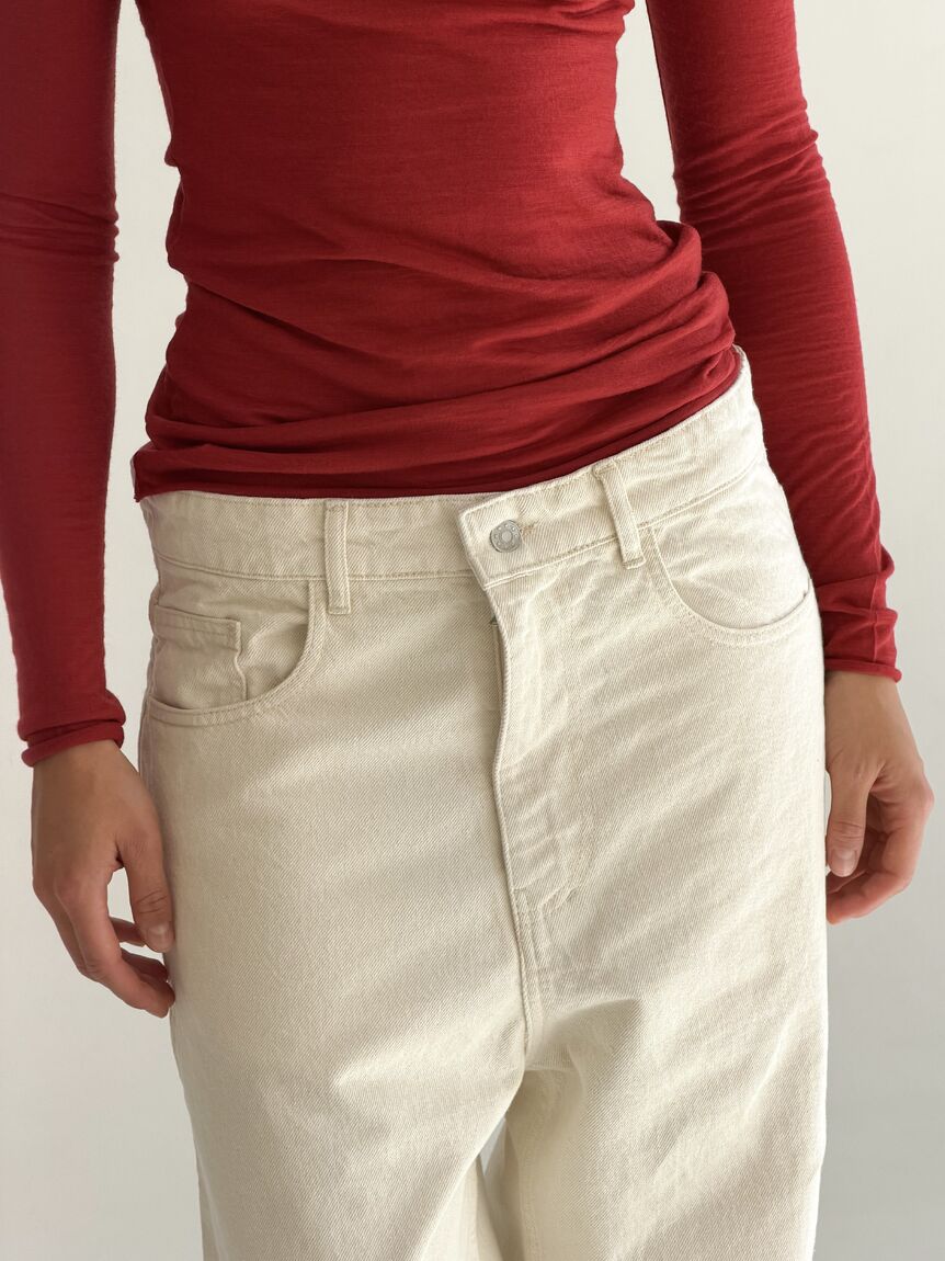 Milk wide jeans