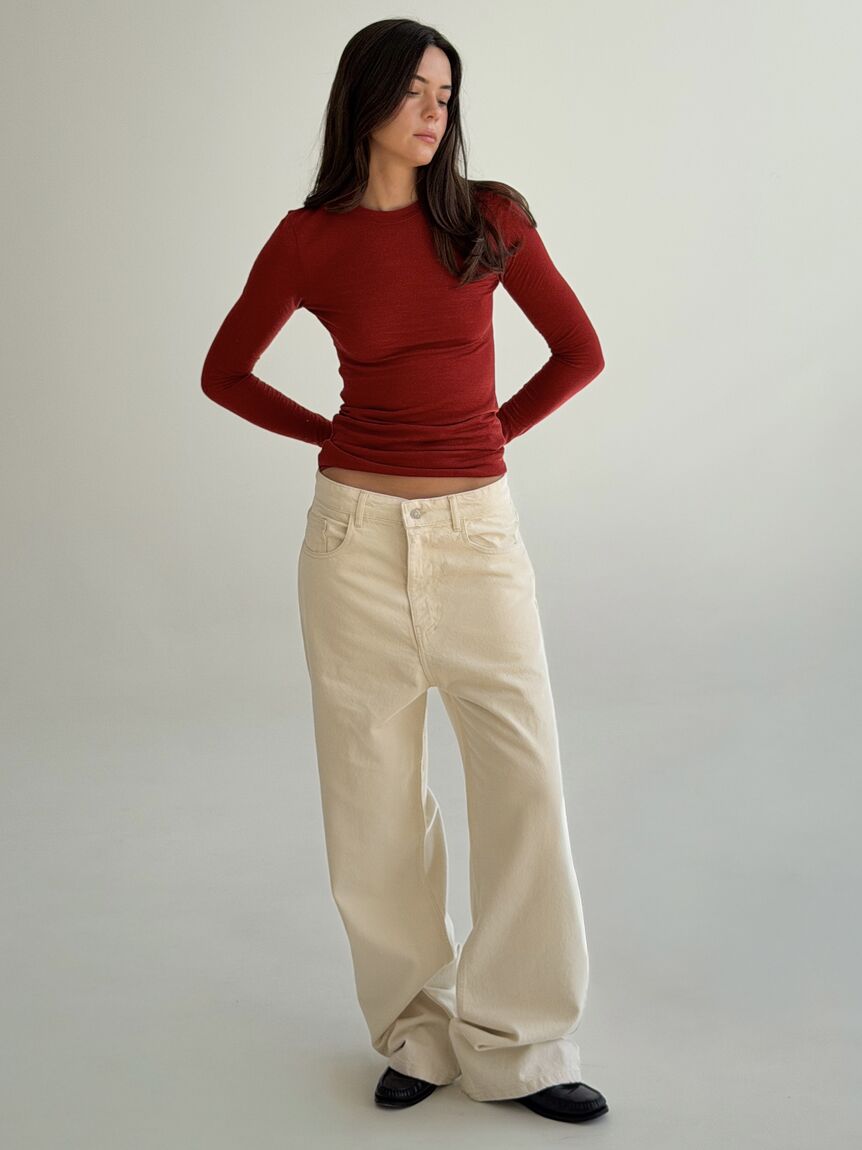 Milk wide jeans
