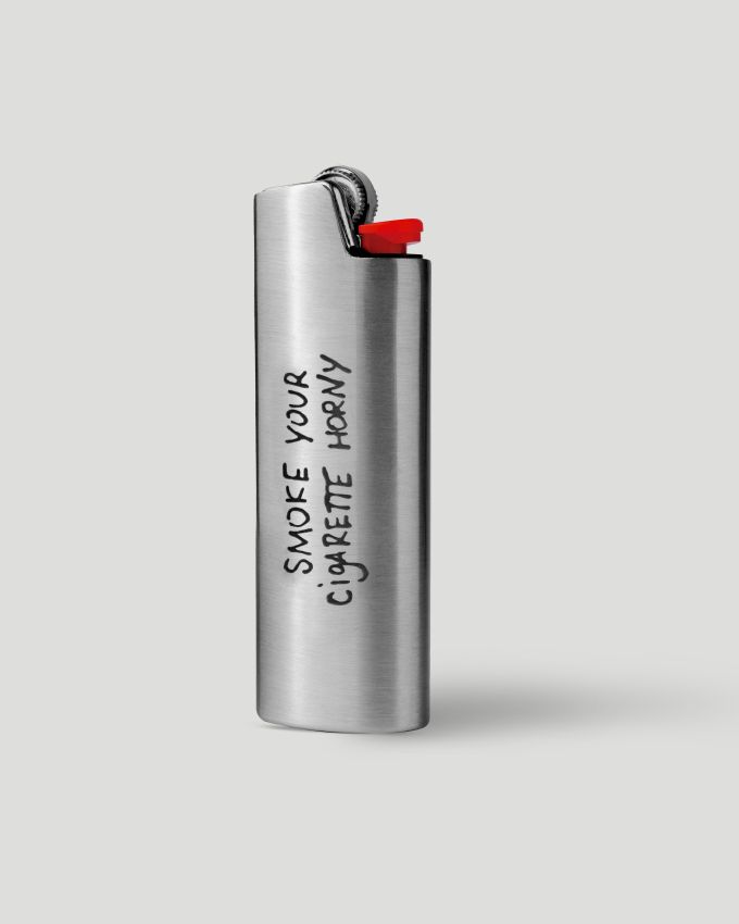 Silver lighter case