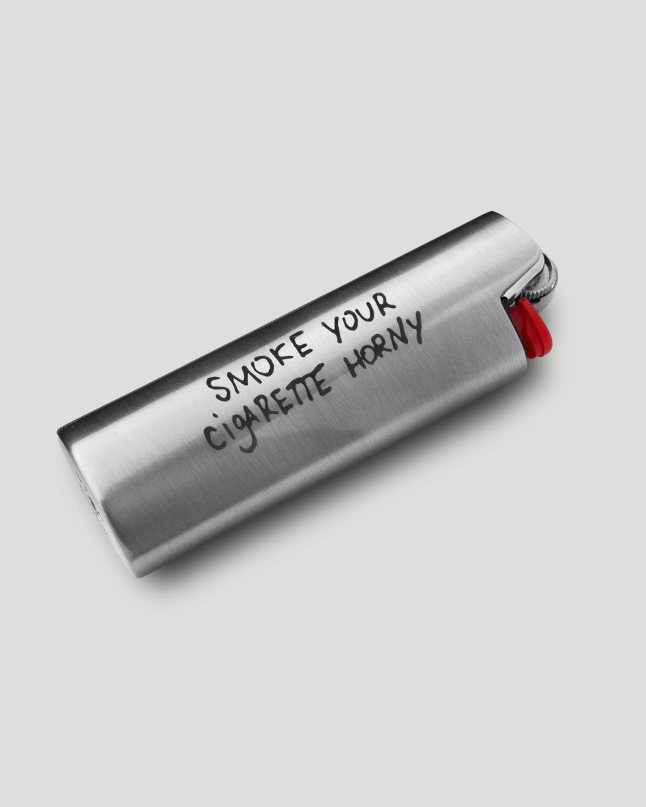 Silver lighter case