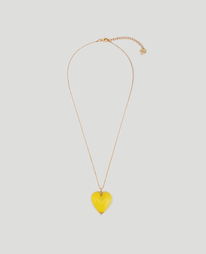 Neck chain Your heart yellow