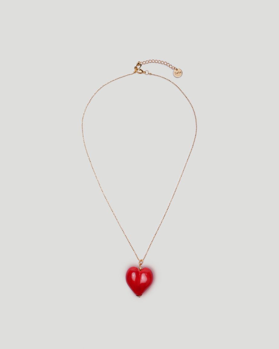 Neck chain Your heart red