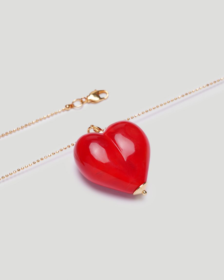 Neck chain Your heart red
