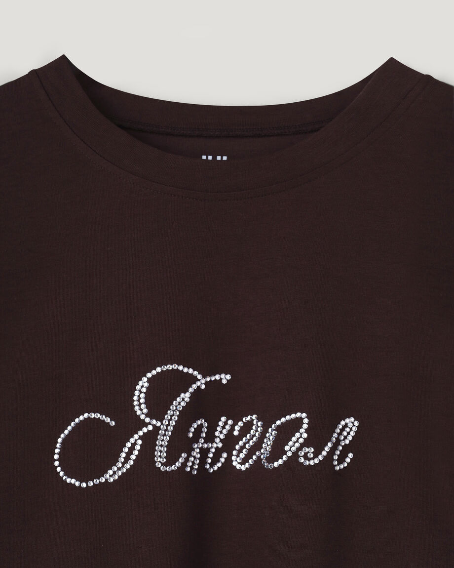 Longsleeve dense oversize chocolate "Angel"