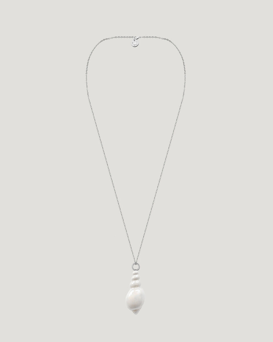 Point Shell Pendant on a Chain