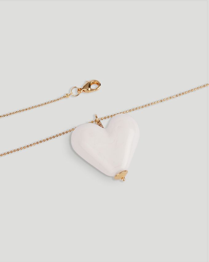 Neck chain Your heart white
