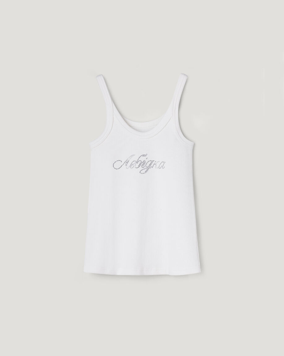 Milky tank top "Lebidka"