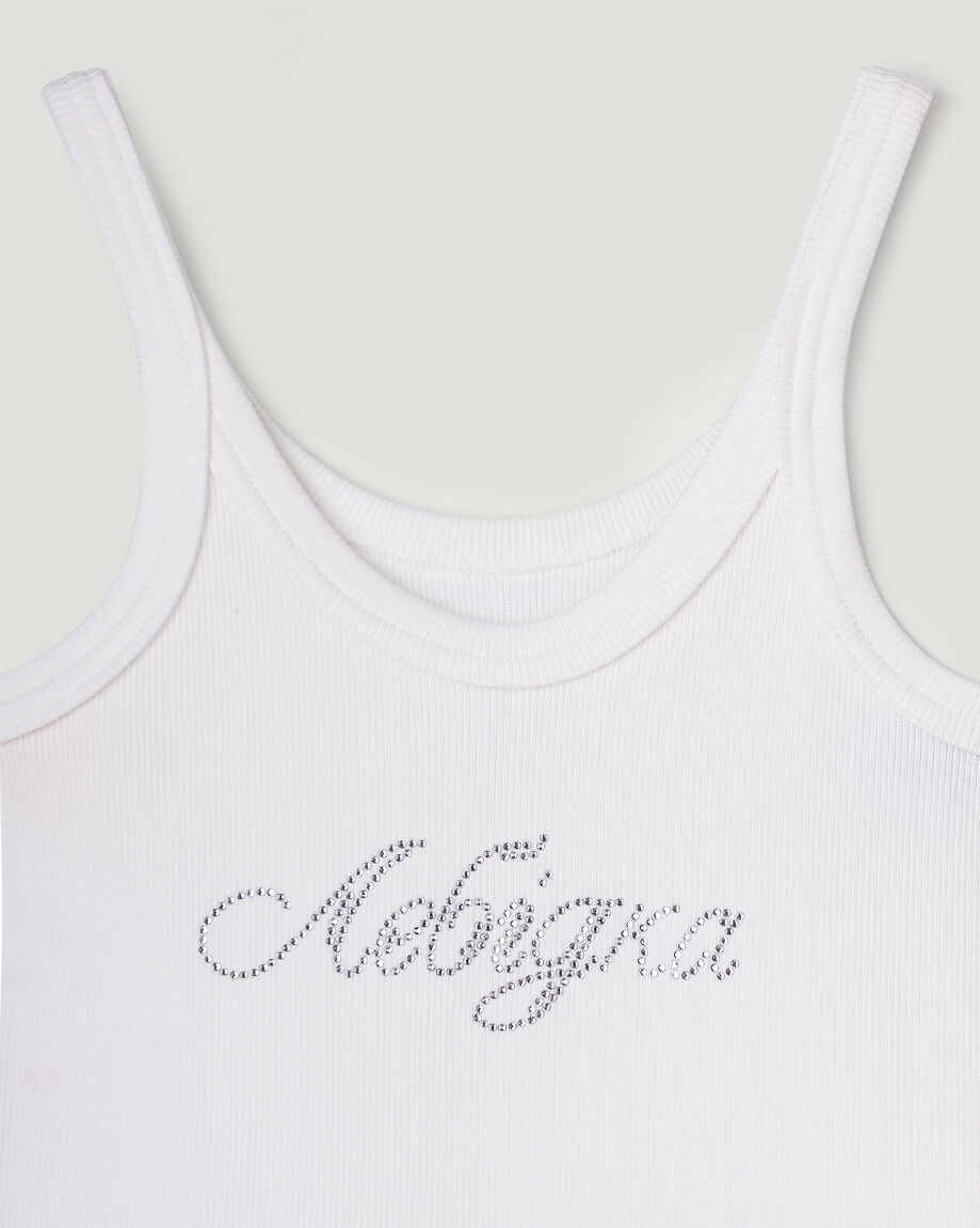 Milky tank top "Lebidka"
