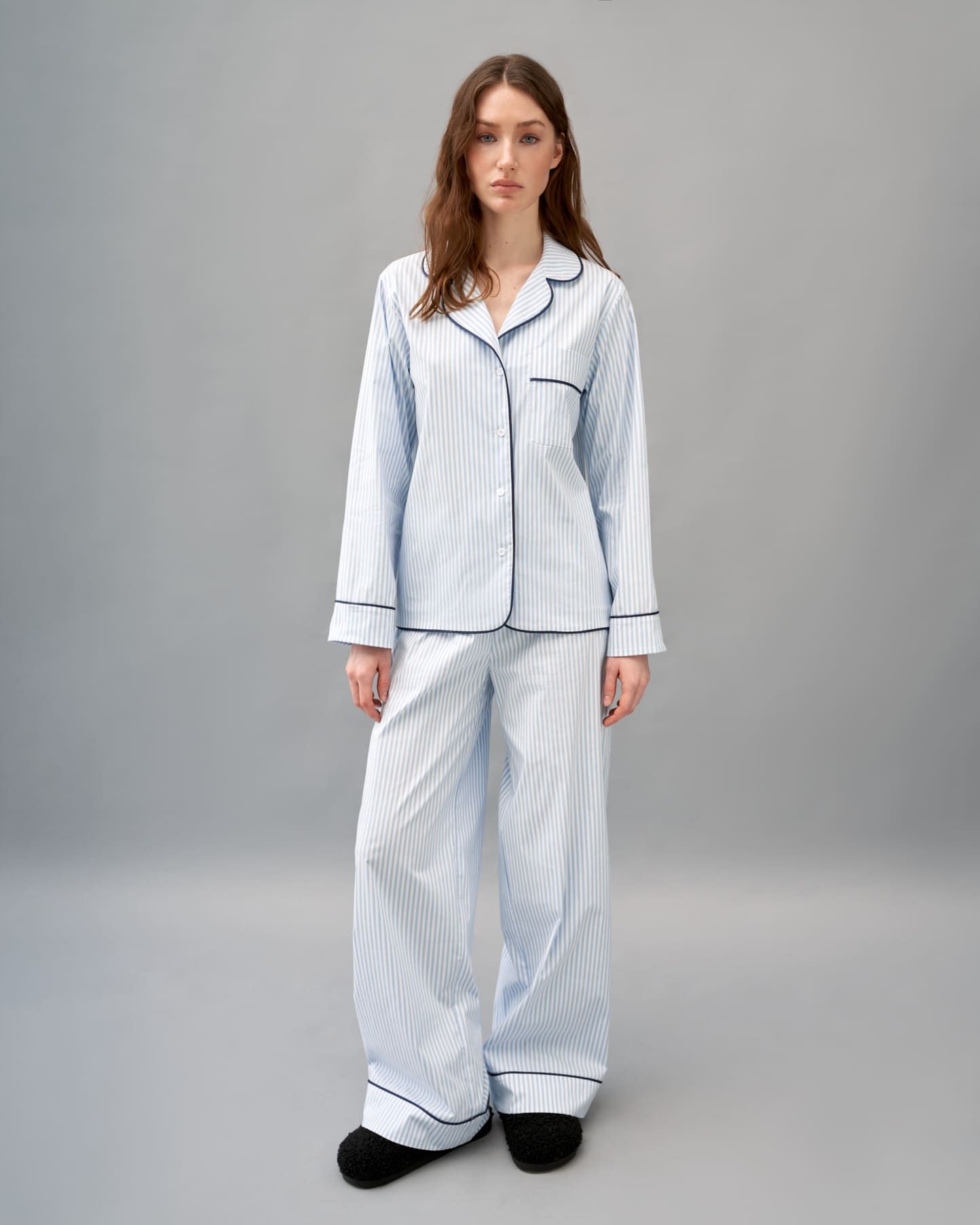 Striped Cotton Pajama Pant