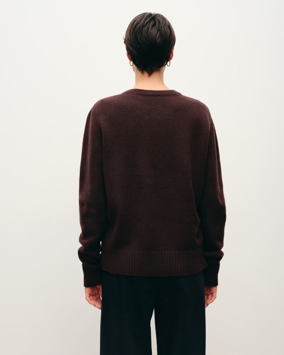 Brown sweater 30% cashmere