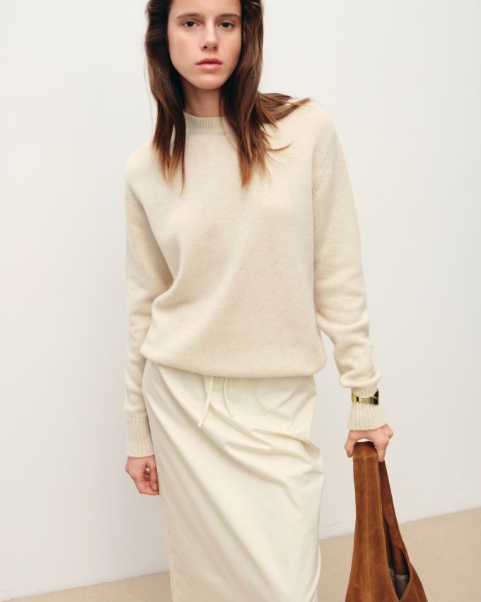 Milk sweater 100% cashmere